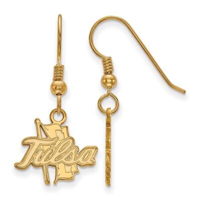 The University of Tulsa Small Dangle Earring Wire Gold-plated Silver GP003UTL, MPN: GP003UTL, 88677…