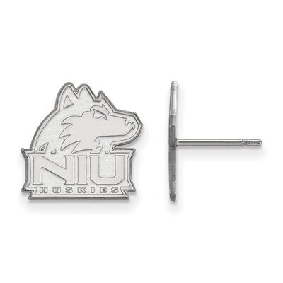 Northern Illinois University Small Post Earring 10k White Gold 1W008NIU, MPN: 1W008NIU, 886774776453