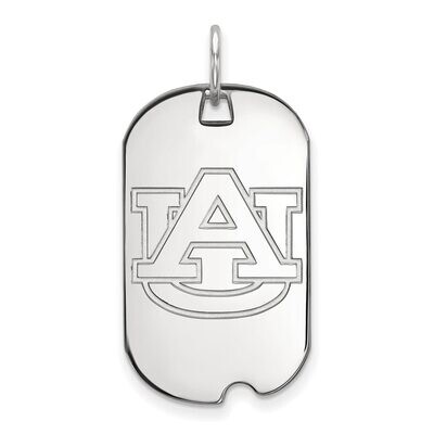 Auburn University Small Dog Tag 14k White Gold 4W027AU, MPN: 4W027AU, 886774845005