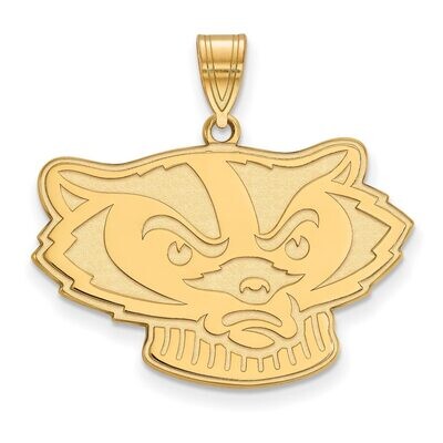University of Wisconsin Large Pendant 14k Yellow Gold 4Y061UWI, MPN: 4Y061UWI, 886774886060