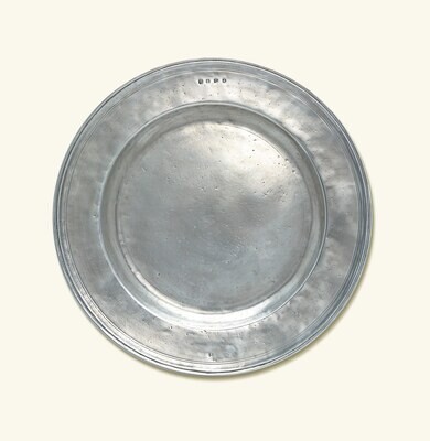 Match Pewter Round Platter Large a276.0, MPN: a276.0,