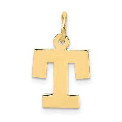 Block Initial T Charm 10k Gold Small 10YC664T, MPN: 10YC664T,