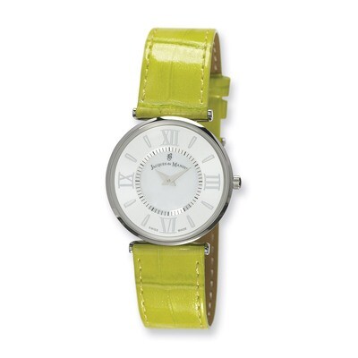 Jacques Du Manoir Lime Strap Watch Ladies XWA3931