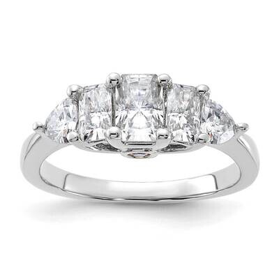 1 3/4ct. G H I True Light Moissanite Engagement Ring 14k White Gold RM4460B-200-WMT, MPN: RM4460B-2…