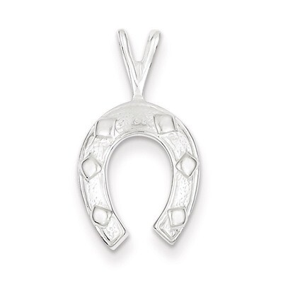 Horseshoe Charm Sterling Silver QC3842, MPN: QC3842, 883957975351