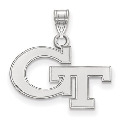 Georgia Institute of Technology Small Pendant 14k White Gold 4W002GT, MPN: 4W002GT, 886774826585