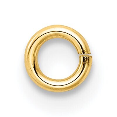 20 Gauge 3.75mm Round Jump Ring Setting 14k Yellow Gold YG2853, MPN: YG2853,