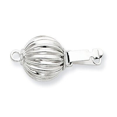 Bead/Pearl Clasp 14k White Gold WG2824, MPN: WG2824,