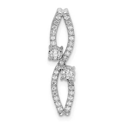 Diamond Chain Slide 23 Inch 14k White Gold PM8497-023-WA, MPN: PM8497-023-WA,