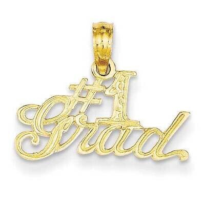 #1 Grad Pendant 14k Gold C4018, MPN: C4018, 637218023257