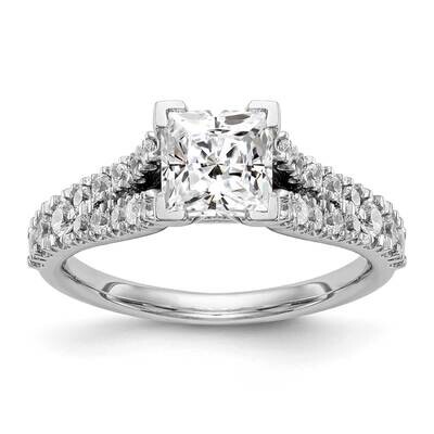 Diamond Vs/Si, D E F, Peg Set Engagement Ring 14k White Gold True Origin Lab Grown RM2803E-051-WLD,…