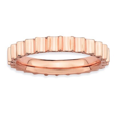 Pink-plated Ring - Sterling Silver QSK256, MPN: QSK256, 883957178141