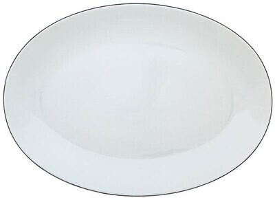 Raynaud Monceau Couleurs Ink Black Large Oval Dish, MPN: 0359-37-502042, 3660006649626