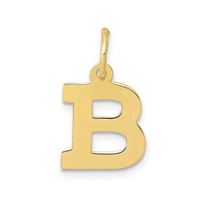 Block Initial B Charm 10k Gold Small 10YC664B, MPN: 10YC664B,