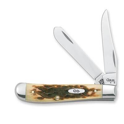 Case Amber Mini Trapper Pocket Knife GM528, MPN: GM528, 21205000138