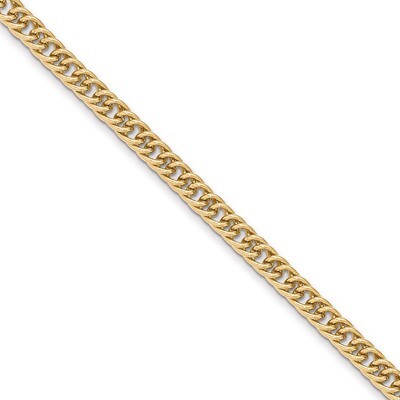 Steel 6.5mm Fancy Curb Pocket Watch Chain Gold-tone FTL167Y, MPN: FTL167Y,