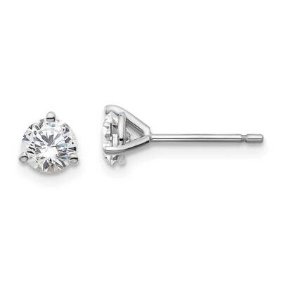 3/4Ctw Vs/Si, D E F, 3 Prong Earrings 14k White Gold Lab Grown Diamond EM1017-075-WLD, MPN: EM1017-…