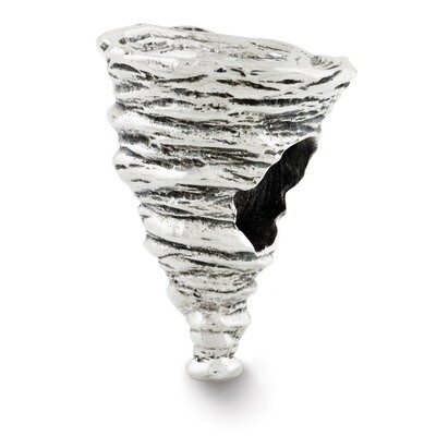 Tornado Bead - Sterling Silver QRS2985, MPN: QRS2985, 883957492186