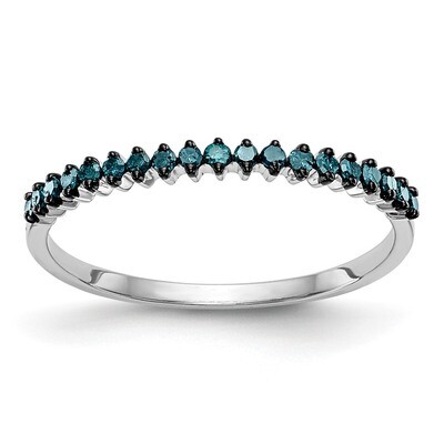 Blue Diamond Band 14k White Gold RM3432B-BD-016-WAA, MPN: RM3432B-BD-016-WAA, RM3432B-BD-016-WAA_HOM