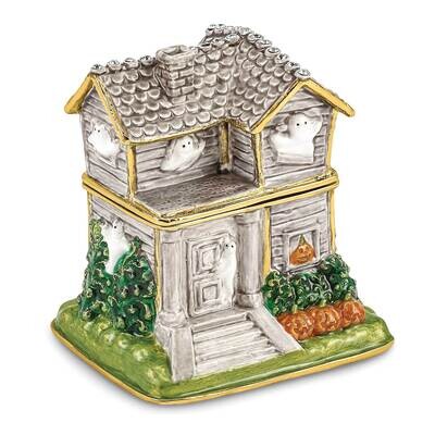 Vacancy Haunted House with Ghosts Trinket Box Bejeweled BJ4048, MPN: BJ4048, 191101910258