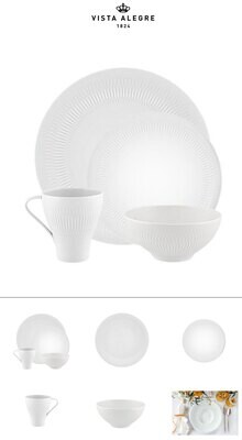 Vista Alegre Utopia 16 Pieces Dinnerware Set 21128643, MPN: 21128643, 5601266130538