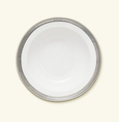 Match Pewter Convivio Round Serving Bowl Small - White, MPN: 1511,