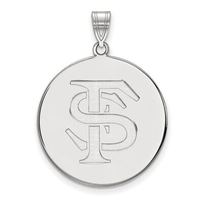 Florida State University x-Large Disc Pendant 10k White Gold 1W083FSU, MPN: 1W083FSU, 886774793689
