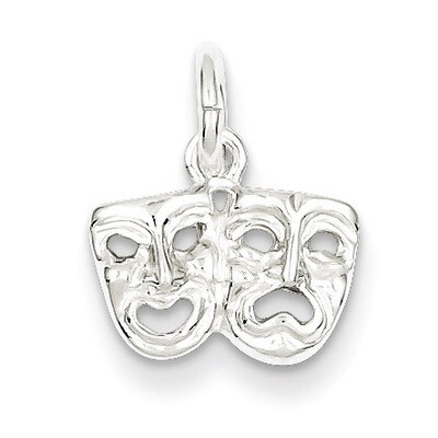 Comedy tragedy Charm Sterling Silver QC800, MPN: QC800, 883957917252