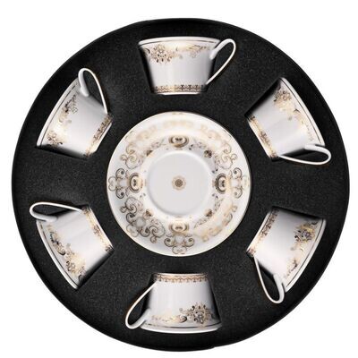 Versace Medusa Gala Tea Cup And Sauce Set Six, MPN: 19325-403635-29253, 790955942264