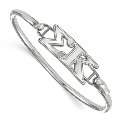 Sigma Kappa Small Hook and Clasp Bangle Sterling Silver SS009SKP-6, MPN: SS009SKP-6, 191101103117