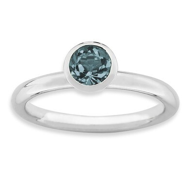 High 5mm December Swarovski Ring - Sterling Silver QSK972, MPN: QSK972, 886774232126