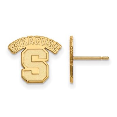 Syracuse University Small Post Earring Gold-plated Silver GP008SYU, MPN: GP008SYU, 886774907888
