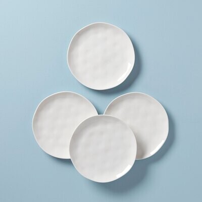 Lenox Bay Colors Accent Plates Set of 4, White 894670, MPN: 894670, 194372025133