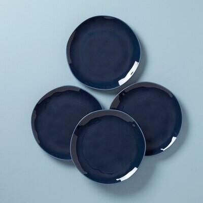 Lenox Bay Colors Dinner Plates Set of 4, Blue 894674, MPN: 894674, 194372025171