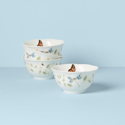 Lenox Butterfly Meadow Vines Rice Bowls, Set of 4 894543, MPN: 894543, 194372024617