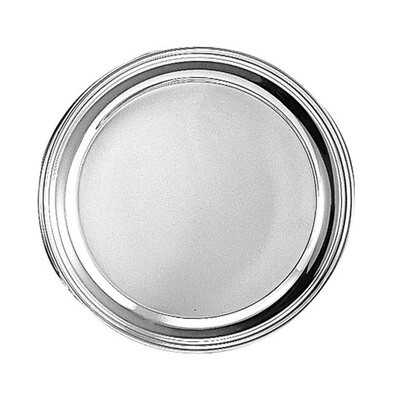 Silver-plated 10 Round Tray GL9176, MPN: GL9176, 15227843323