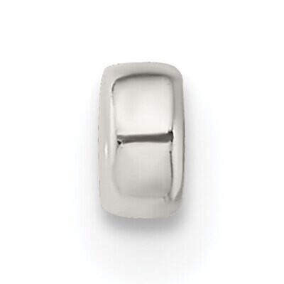 1.6 x 3.2mm Polished Roundel Sterling Silver SS4093, MPN: SS4093,