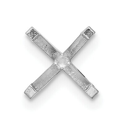 Princess 4-Prong TruSeatr 3.0mm Setting 14k White Gold WG2619, MPN: WG2619,