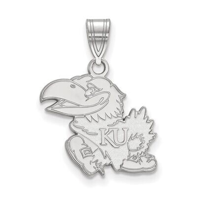 University of Kansas Medium Pendant 10k White Gold 1W003UKS, MPN: 1W003UKS, 886774771052