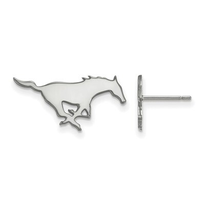Southern Methodist University Small Post Earrings 14k White Gold 4W008SMU, MPN: 4W008SMU, 886774835…