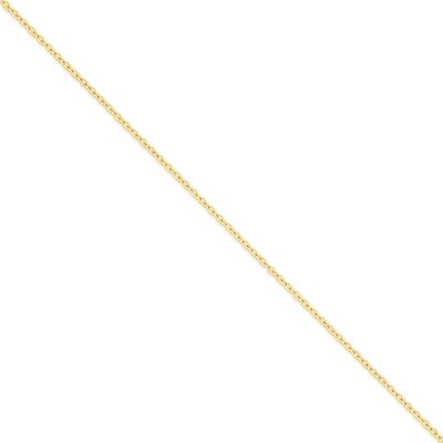 2.4mm Cable Chain 18 Inch 14k Gold PEN217-18, MPN: PEN217-18, 886774433011