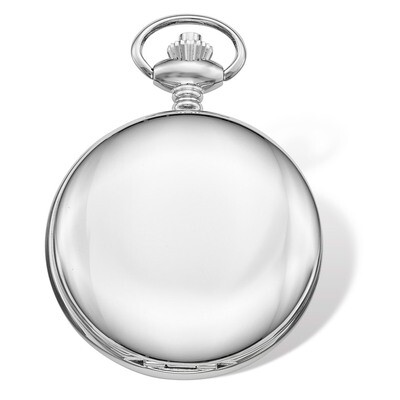 Swingtime Chrome-finish Brass Mechanical 48mm Pocket Watch XWA4663, MPN: XWA4663, 886774379029