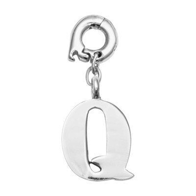 Nikki Lissoni Q Charm Silver-Plated D1128SSQ, MPN: D1128SSQ, 8718819238805