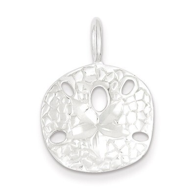 Sand Dollar Charm Sterling Silver QC1646, MPN: QC1646, 883957977201