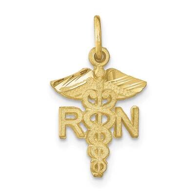 Nurse Charm 10k Gold 10ZC433, MPN: 10ZC433,