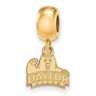Baylor University Bead Charm x-Small Dangle Gold-plated Silver GP020BU, MPN: GP020BU, 886774924632