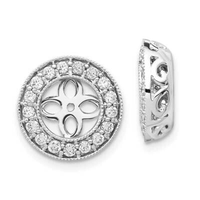 Diamond Vs/Si D E F Earring Jackets 14k White Gold True Origin Lab Grown EM1004-050-WLD, MPN: EM100…
