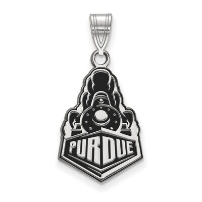 Purdue Large Enamel Pendant Sterling Silver SS060PU, MPN: SS060PU, 886774696546