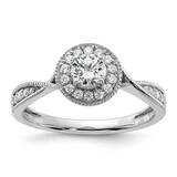 Si1/Si2, G H I, Complete Engagement Ring 14k White Gold Lab Grown Diamond RM6533E-033-CWLG, MPN: RM…