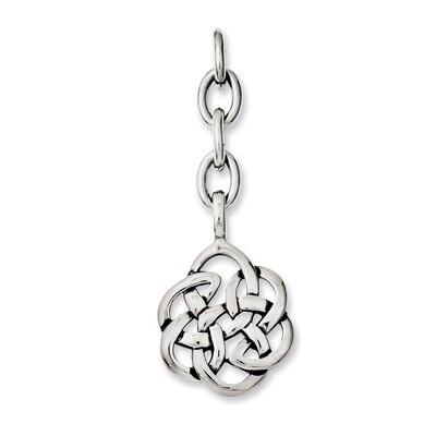 Celtic Knot Interchangeable Charm Pendant Stainless Steel SRCH224